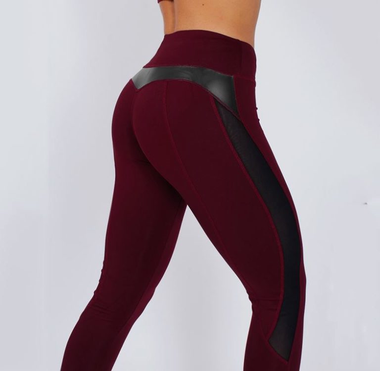 High Waist Fitness Legging with Long Mesh Vent - Fight Loot